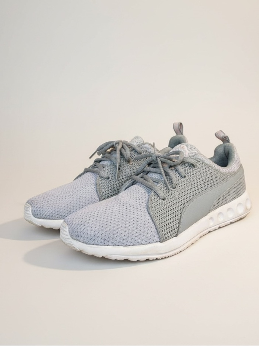 Puma Carson Runner Knit Sneakers Shoes Lightweight Running Shoes Grey size 9.5 - Picture 7 of 15